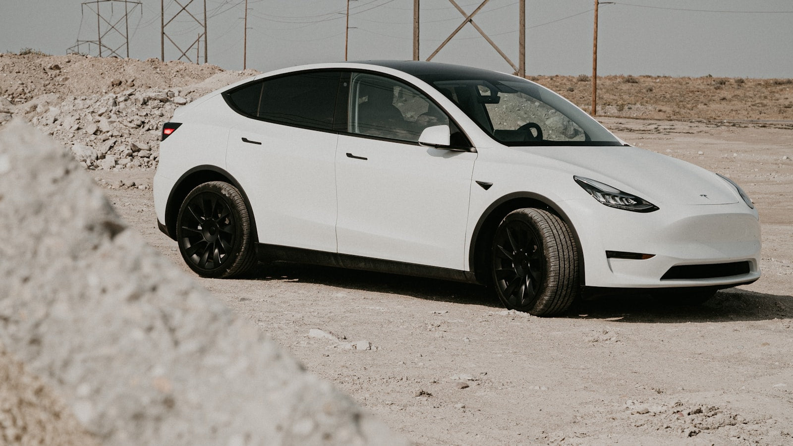 Tesla Model Y front three-quarter