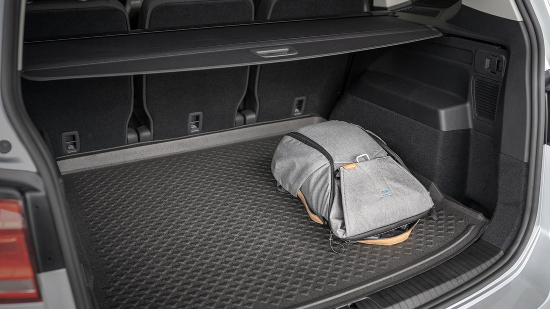 Tesla trunk cargo area