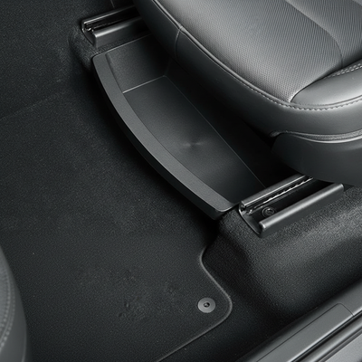 Under Seat Storage Box Organizer for Tesla Model Y Juniper 2025 2026 Hidden Storage Box Washable Underseat Drawer Accessories