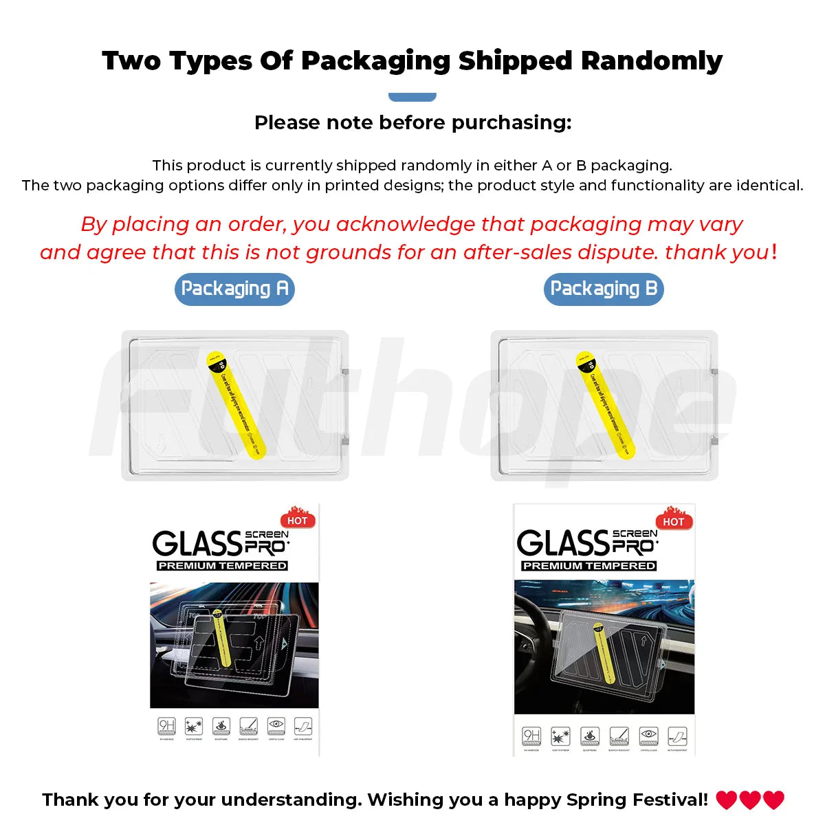 16 Inch Tempered Glass Screen Protector for Tesla Model Y YL 2026 Juniper HD Center Control Film Installation Tool