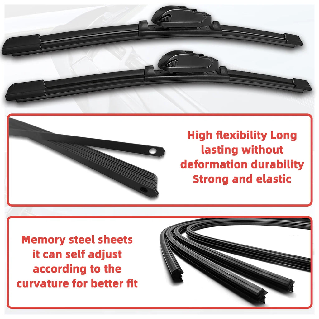 Tesla Model 3 front windshield wiper blades pair