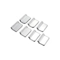 Tesla Model 3 and Y chrome window switch button trim 7-piece set