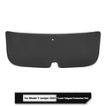 Tesla Model Y Juniper black leather trunk tailgate guard pad