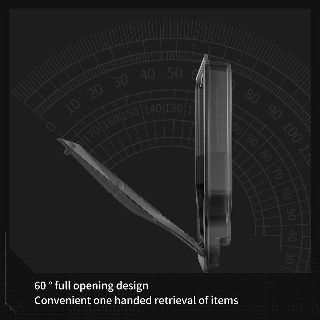 60-degree full opening design of the Tesla armrest storage box