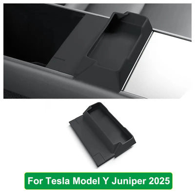 Elevate Your Tesla Experience with the 2025-2026 Center Console Armrest Storage Box and Glasses Holder Tray for Model 3 & Y