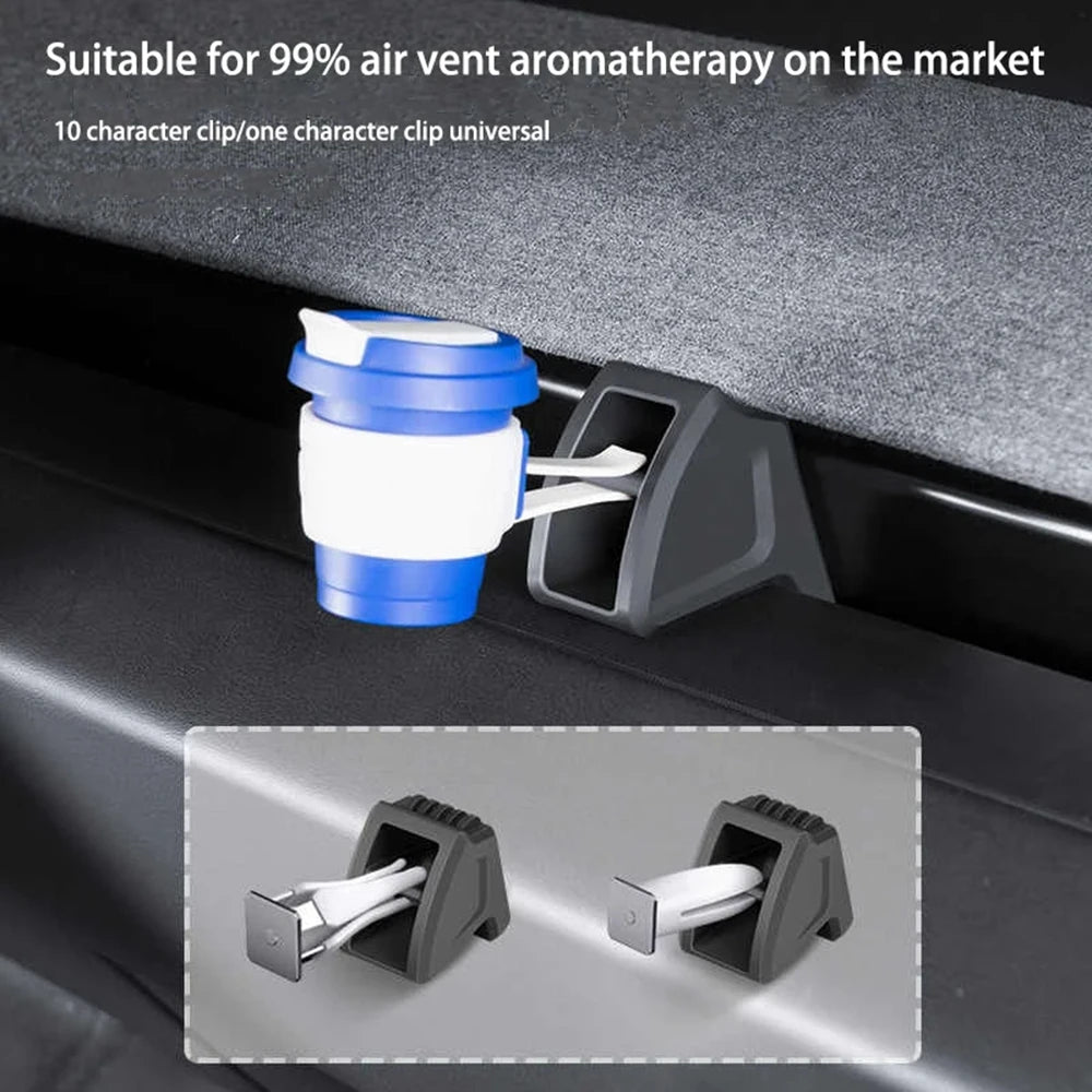 Tesla vent freshener adapter compatible with most clip-on aromatherapy diffusers