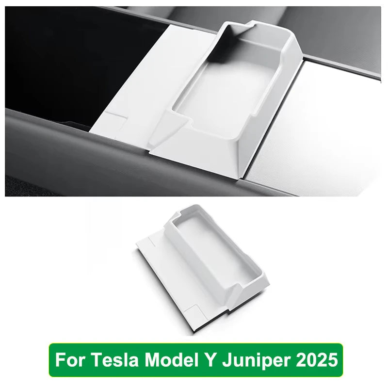 Elevate Your Tesla Experience with the 2025-2026 Center Console Armrest Storage Box and Glasses Holder Tray for Model 3 & Y