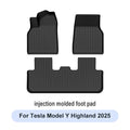 Tesla Model Y Juniper TPE front footwell floor mat