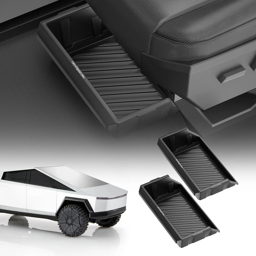 Maximize Your Tesla Cybertruck's Space with the Eco-Friendly Underseat Storage Box - Durable TPE Drawer for Ultimate Organization