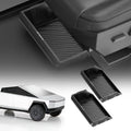 Maximize Your Tesla Cybertruck's Space with the Eco-Friendly Underseat Storage Box - Durable TPE Drawer for Ultimate Organization