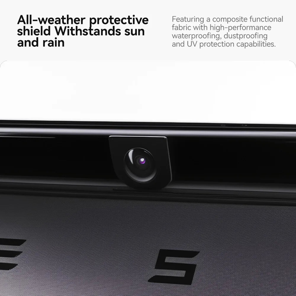 Camera cover installed on Tesla Model Y rear panel