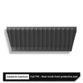 Tesla Cybertruck full-TPE rear trunk front protective pad on white background