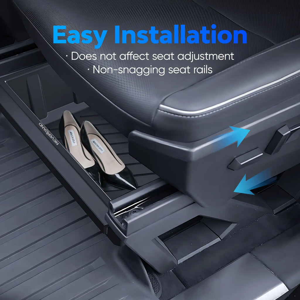 Maximize Your Tesla Cybertruck's Space with the Eco-Friendly Underseat Storage Box - Durable TPE Drawer for Ultimate Organization