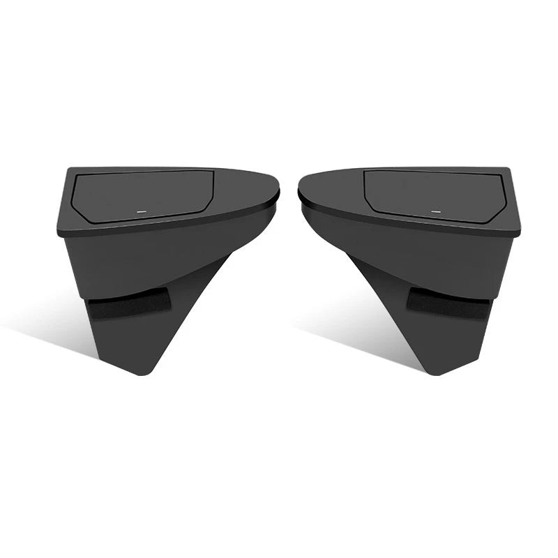 Pair of Tesla Model Y Juniper front door storage trash boxes product view