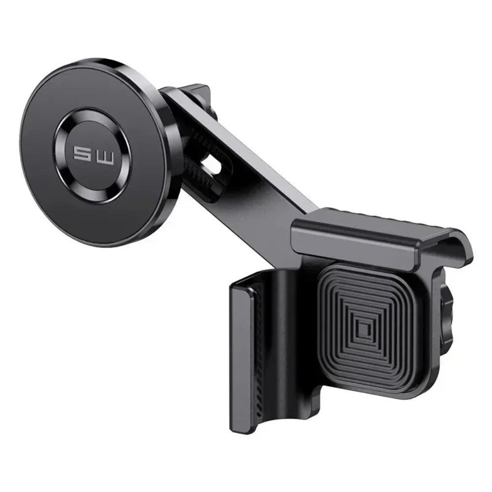 Tesla screen-side magnetic phone holder with folding arm