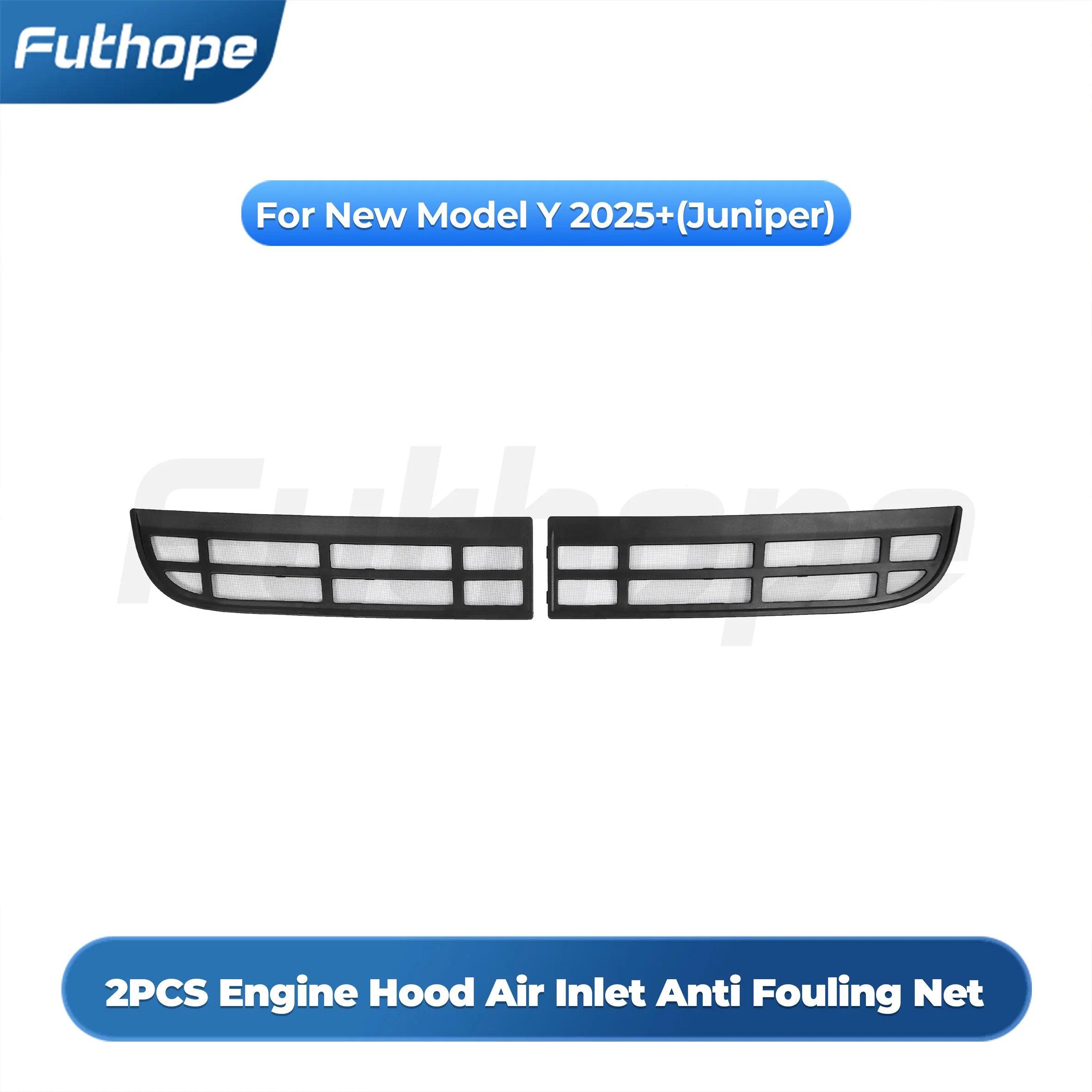 Set of two Tesla Model Y Juniper front air inlet anti-fouling nets