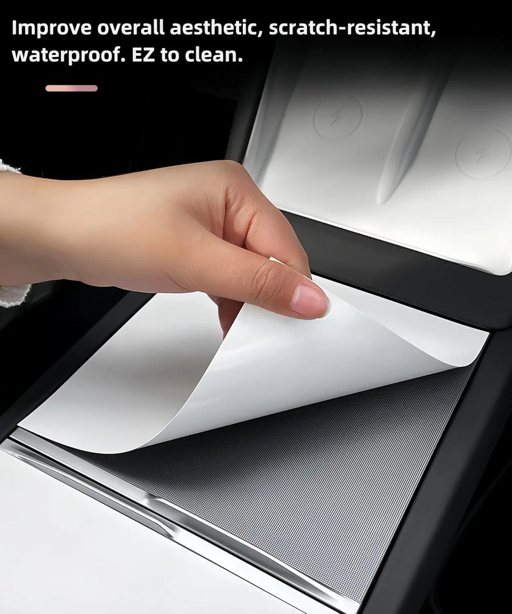 Peeling the scratch-resistant waterproof console film for easy install