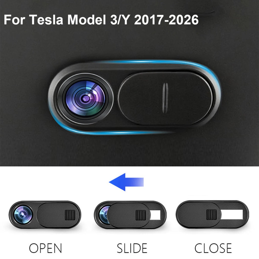 For Tesla Model Y Juniper 2025 Model 3 Car Camera Cover Webcam Slide Blocker 1/3/5 Pcs Compatible with Tablet PC Laptop Ipad