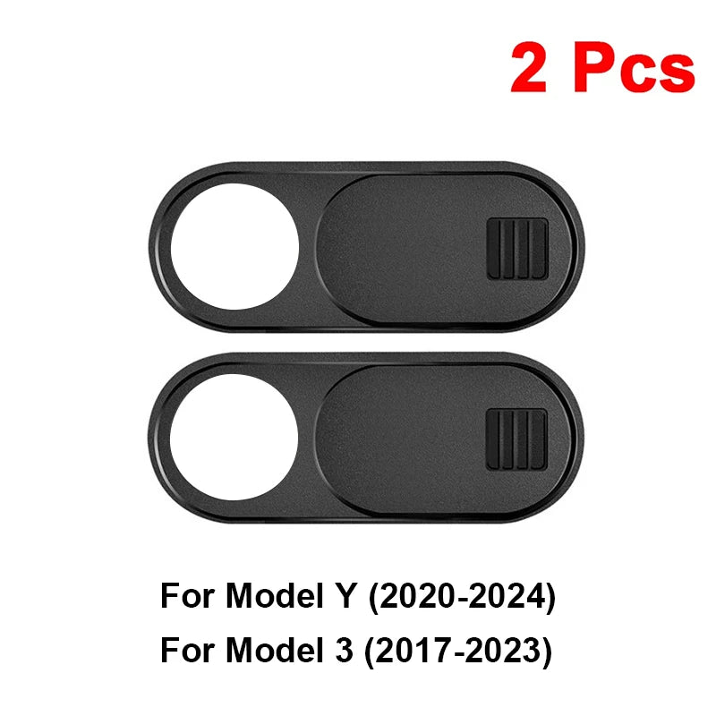 For Tesla Model Y Juniper 2025 Model 3 Car Camera Cover Webcam Slide Blocker 1/3/5 Pcs Compatible with Tablet PC Laptop Ipad